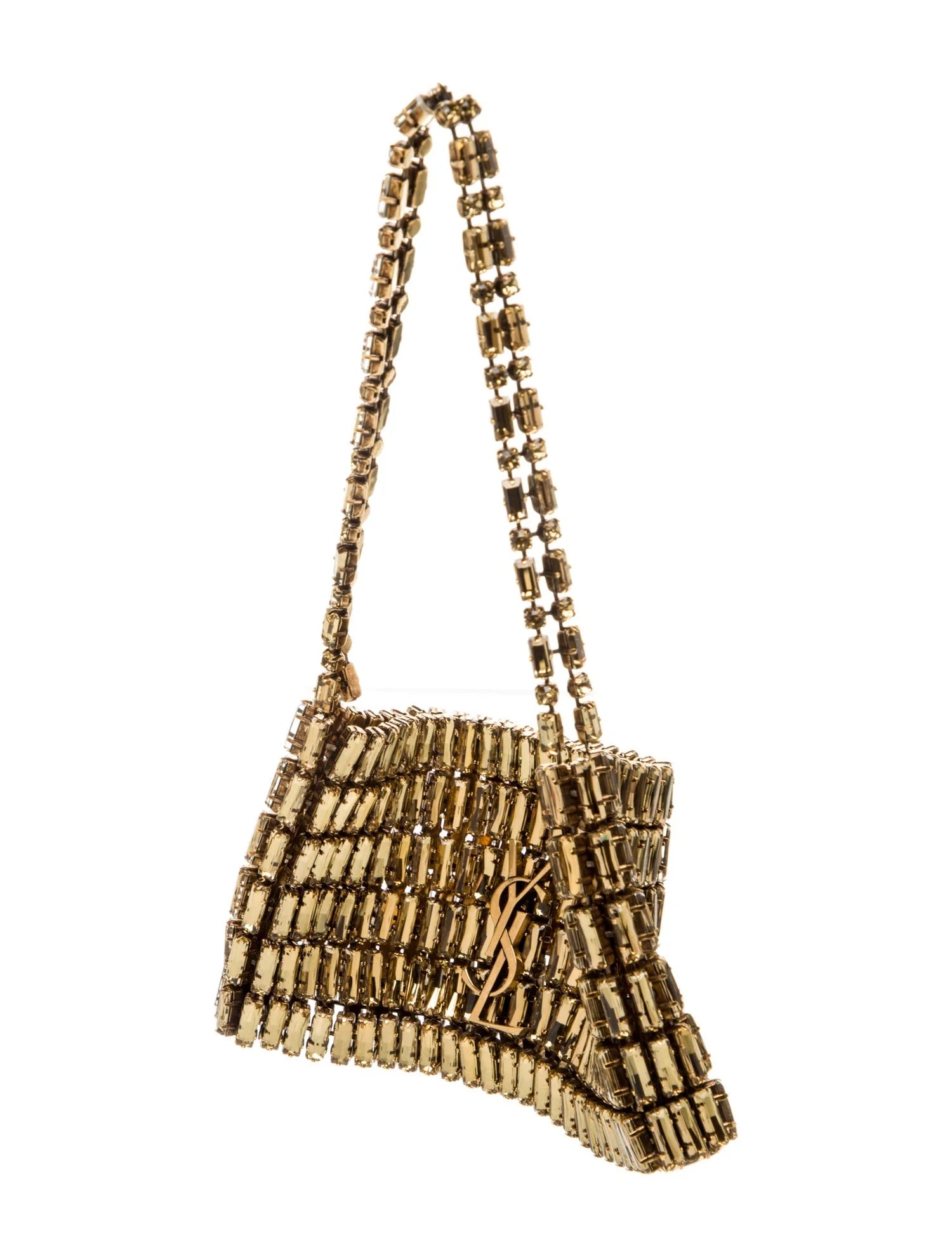 Crystal Top Handle Bag