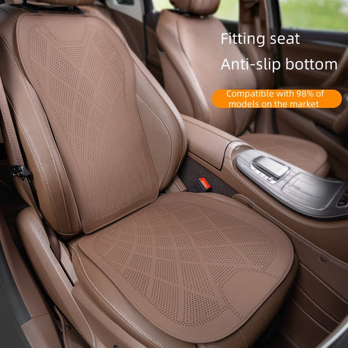 2025 new ultra-thin car seat cushions for all seasons Nappa leather ventilation and breathable seat cushions high-end seat cushions
